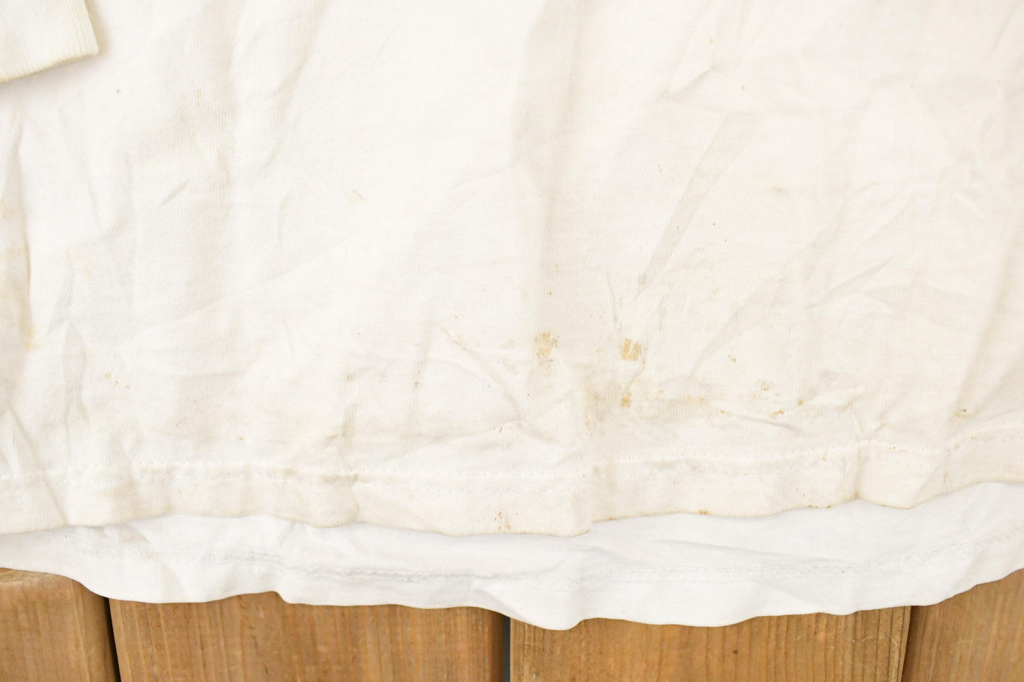 Vintage 1990s Thrashed Jansport St Thomas Tommies Graphic Print Crewneck Shirt Mens L