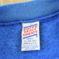 Vintage 1990s Blank Blue Crewneck Sweatshirt Men's L