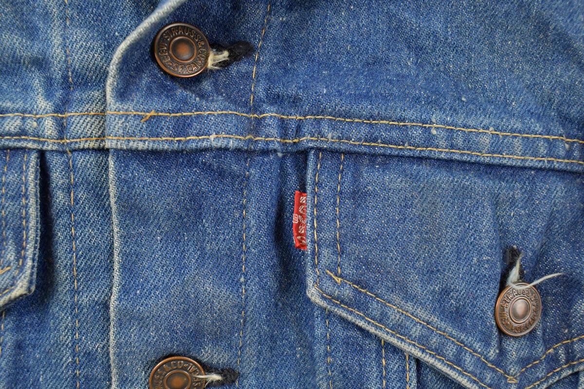 Vintage 1990s Levi's Denim Jean Trucker Jacket Men's S