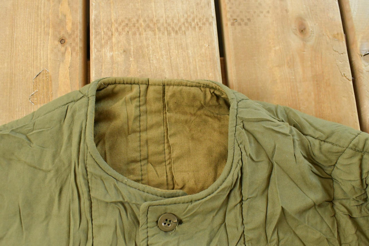 Vintage 1966 Military Jacket Liner Men's Medium