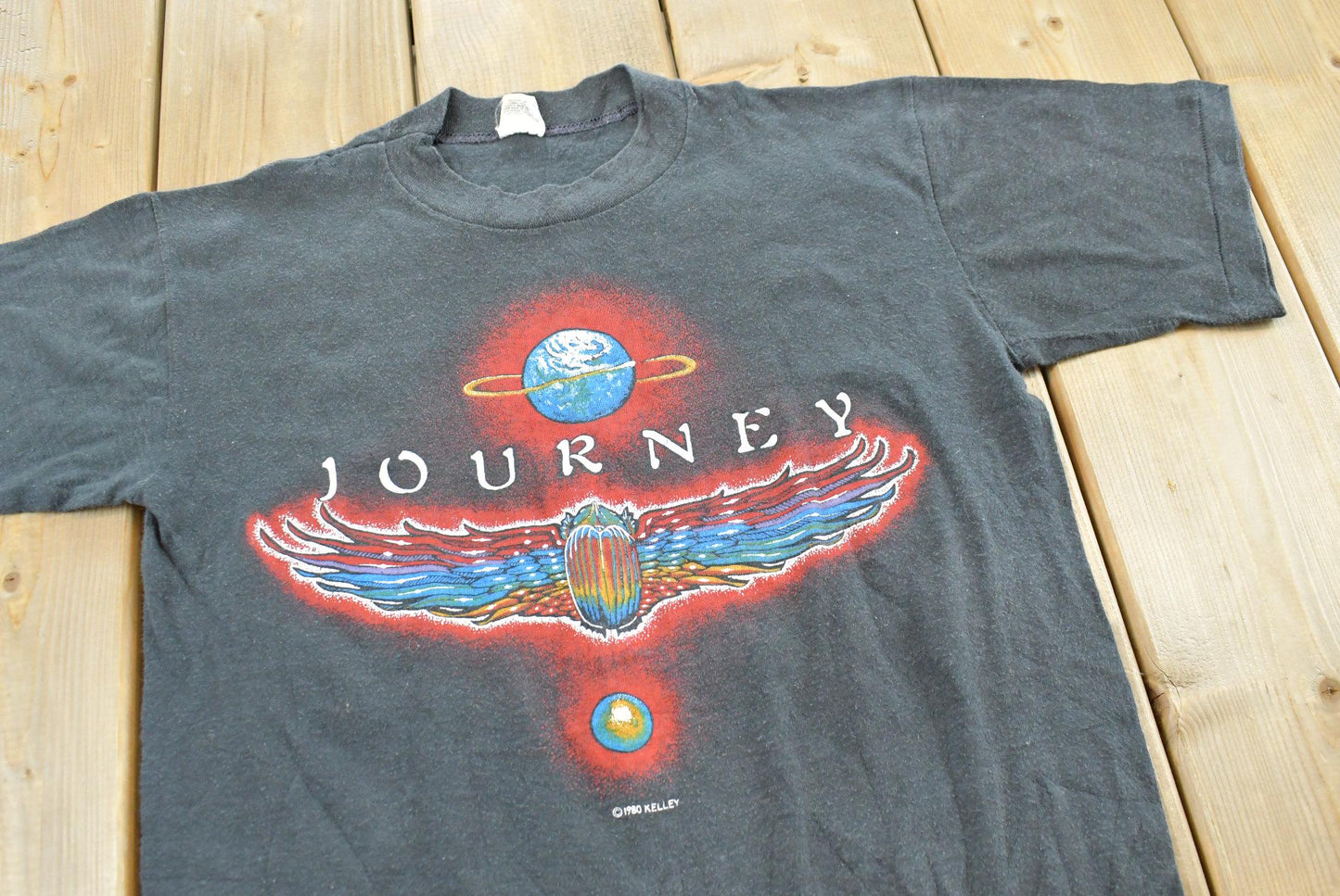Vintage 1980 Journey Super Jam Concert Band T-shirt Mens S