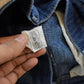 Vintage 1980s Lee Women's Striped Herringbone Denim Jeans Women's 29 x 28