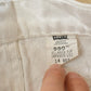 Vintage 1990s Levi's 550 Relaxed Fit Tapered Leg Denim White Jeans Size 22 x 24.5