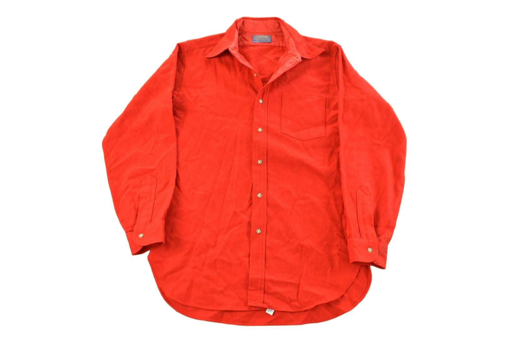 Vintage 1970s Pendleton Wool Flannel Button Up Shirt Men's M