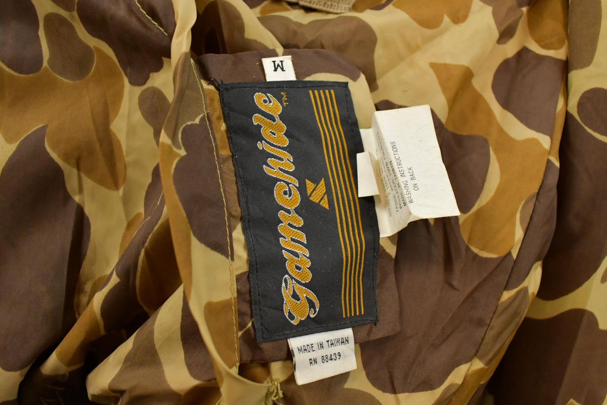 Vintage 1990s Gamehide Reversible Fleece Camo Liner Jacket Men's Medium