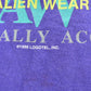 Vintage 1996 Alien Wear Graphic T-Shirt Mens XL