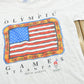 Vintage 1996 Atlanta Olympic Games American Flag Souvenir T-Shirt Men's XS