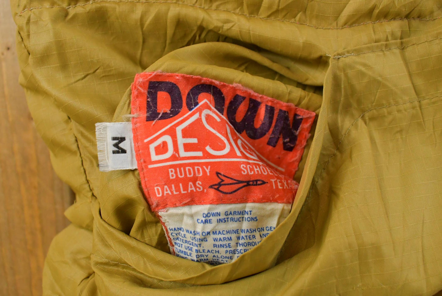 Vintage 1980s Down Design Puffer Vest Jacket Men's M