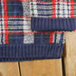 Vintage 1990s Northern Reflections Plaid Knit Crewneck Sweater Men's XL
