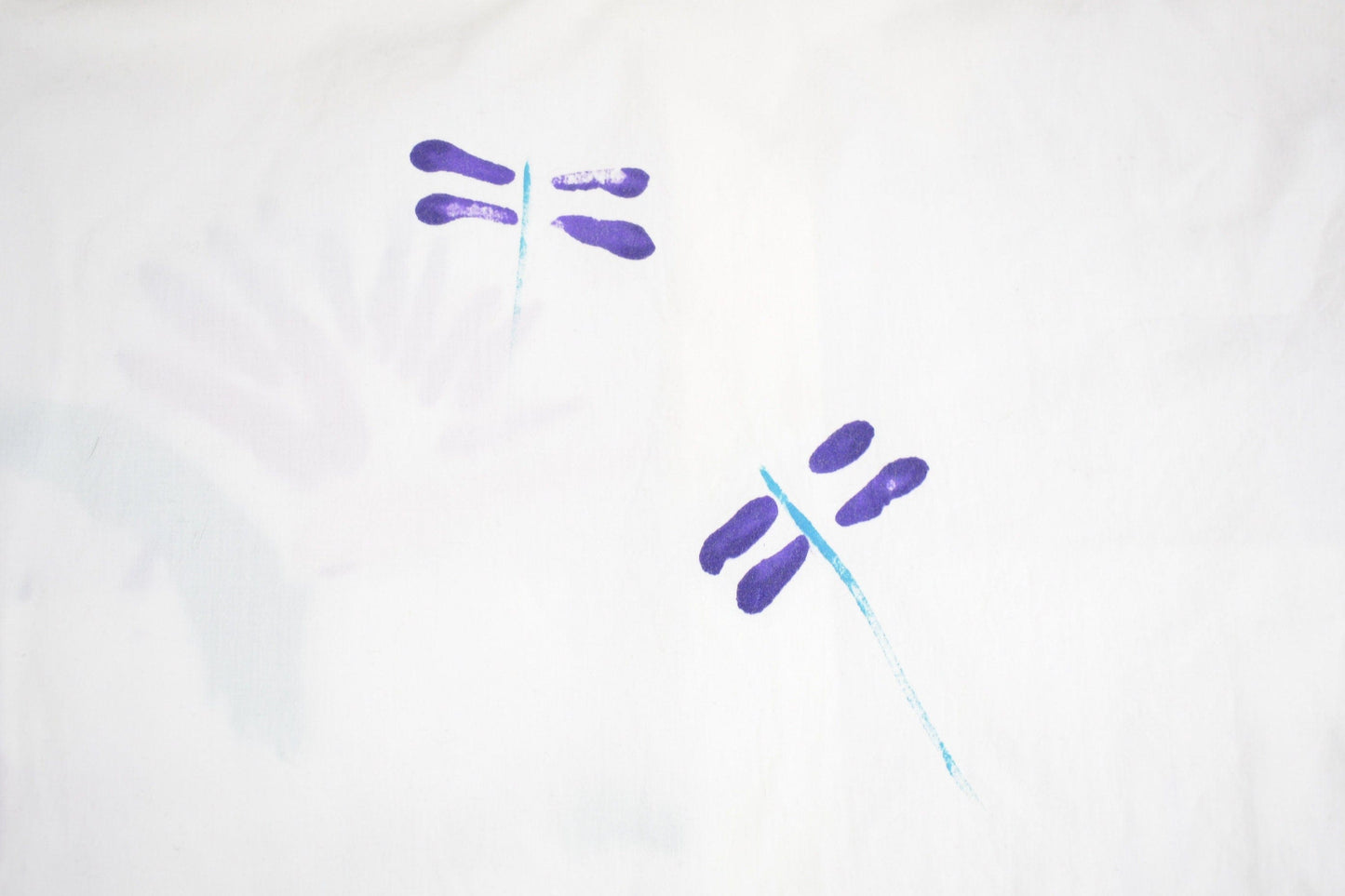 Vintage 1990s Hand Painted Floral Button Up Shirt Men's 2XL