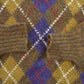 Vintage 1990s Roots Argyle Knit Pullover Sweater Men's L
