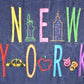 Vintage 1990's New York City Souvenir Travel T-Shirt Men's M
