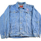Vintage 1990s Riviera Casino Denim Jean Trucker Jacket Men's Small
