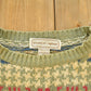 Vintage 1990s Tricots St. Raphael Geometric Knit Crewneck Sweater Men's L