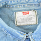 Vintage 1990s Levis Red Tab Denim Button Up Shirt Men's XL / Western Style / 90s Streetwear / Made in Hong Kong