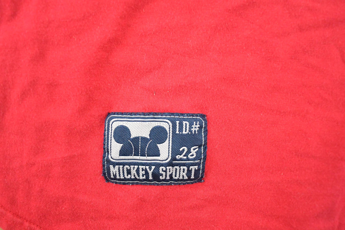 Vintage 1990s Mickey Mouse Team Player Button Up Baseball Jersey Men's XXL