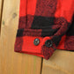 Vintage 1980s Wool Flannel Shirt Jacket Men's Large