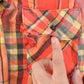 Vintage 1990s Distressed Big Mike Plaid Flannel Button Up Shirt Men's S