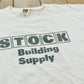 Vintage 1990s Stock Building Supply Promotional T-Shirt Men's XL