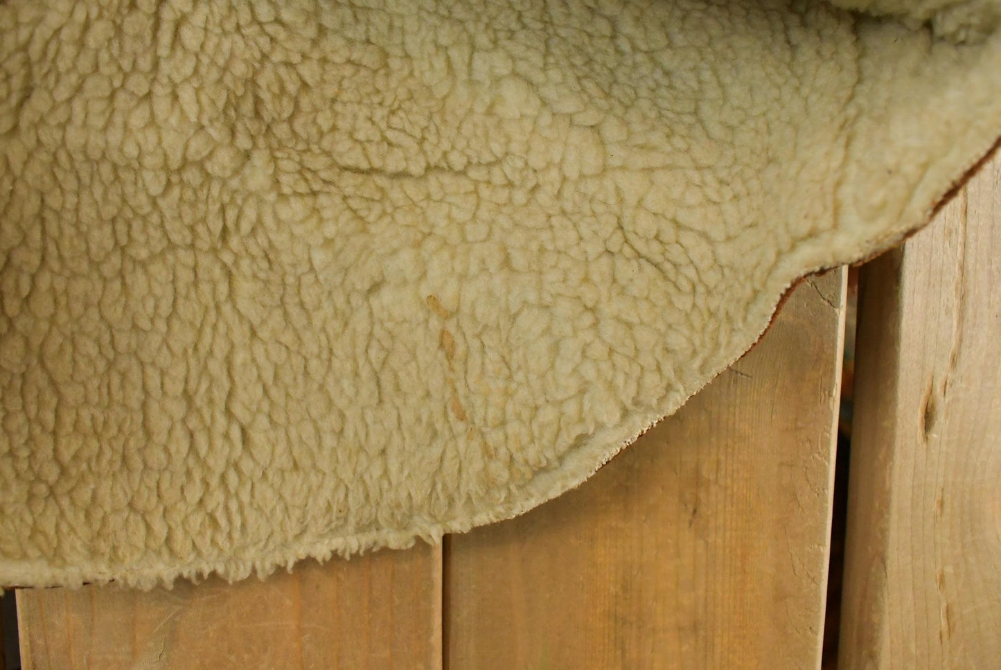 Vintage 1970s Steer Brand Western Leather Sherpa Lined Vest Jacket Men's L
