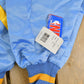 Vintage Y2K DEADSTOCK Minneapolis Lakers NBA Hardwood Classics Basketball Snap On Button Satin Jacket Mens 52