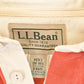 Vintage 1990s LL Bean Quarter Button Striped Rugby Shirt Men's M
