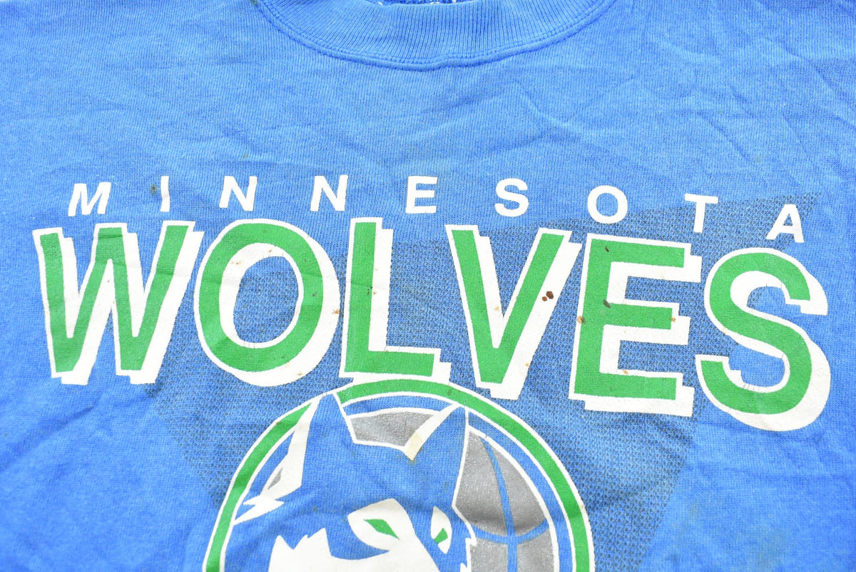 Vintage 1980s Minnesota Timberwolves Crewneck Sweatshirt Men's M
