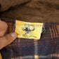 Vintage 1980s Black Sheep Flannel Lined Canvas Hunting Jacket Men's L