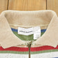 Vintage 1990s Alfred Dunner Striped Knit Quarter Zip Sweater Women's M
