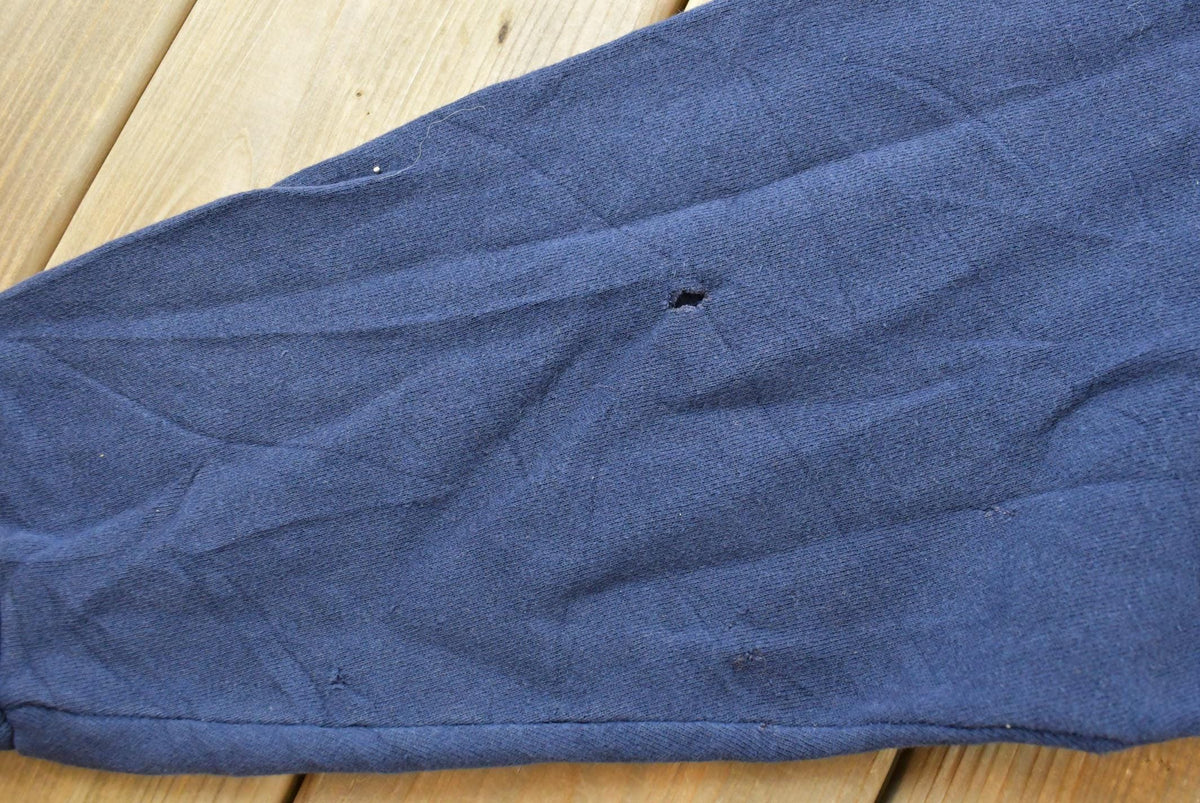 Vintage 1990s Distressed Nike Middle Mini Swoosh Embroidered Center Check Hoodie Sweatshirt Men's L