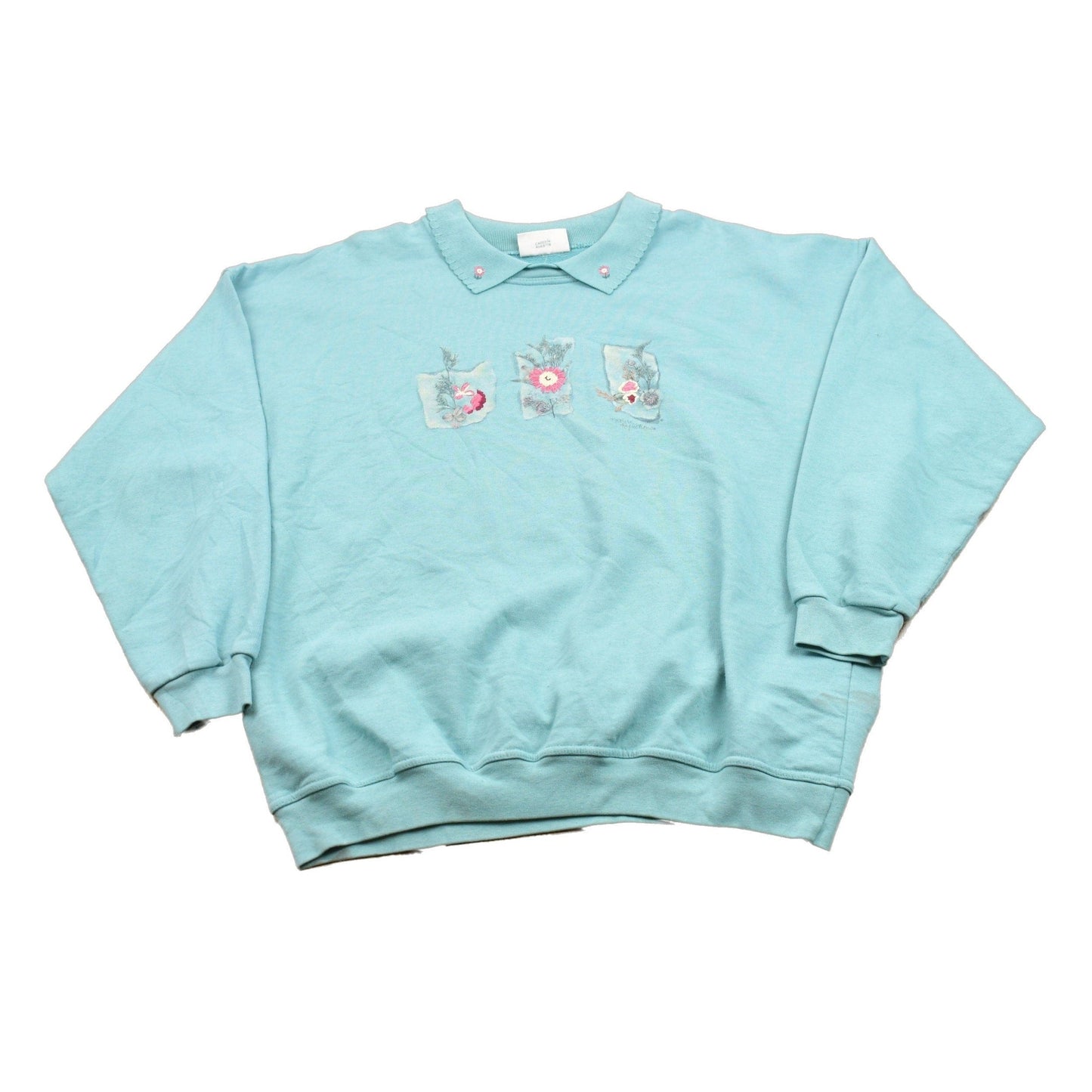 Vintage 1990s Northern Reflections Collared Crewneck Sweatshirt Men's XL