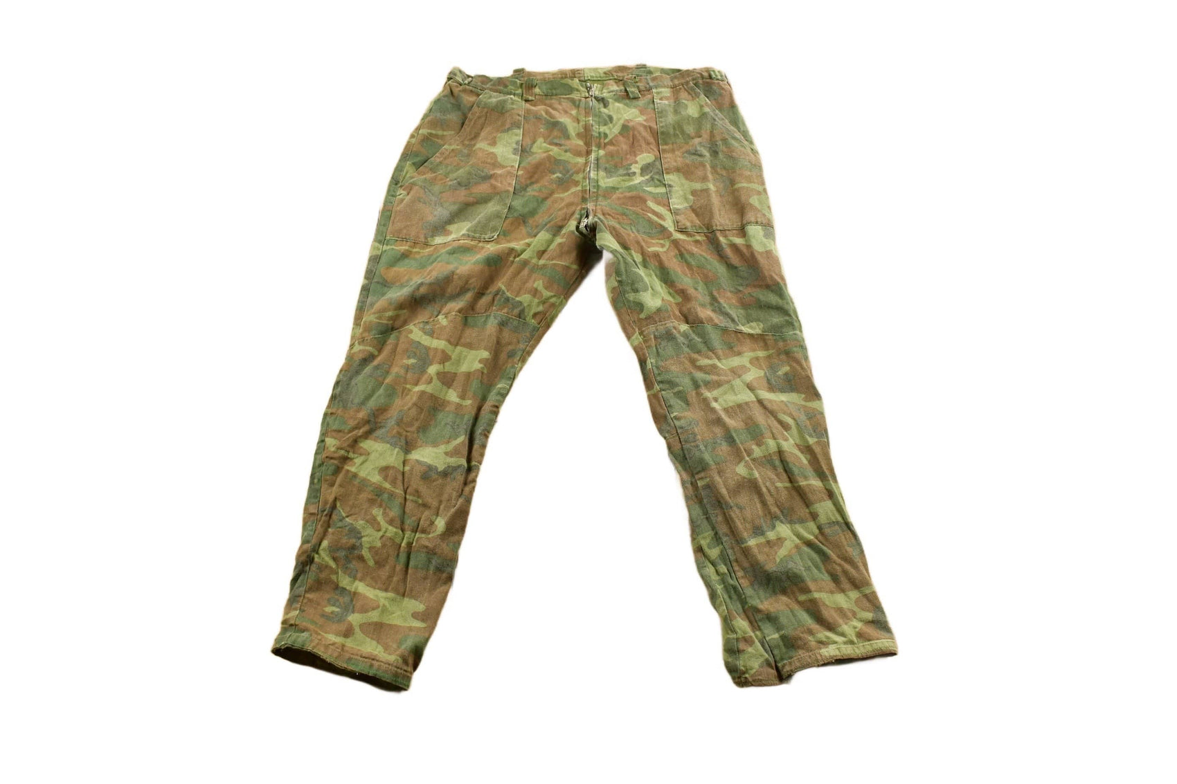 Vintage 1970s Woodland Camouflage Hunting Pants Men's 38 x 27