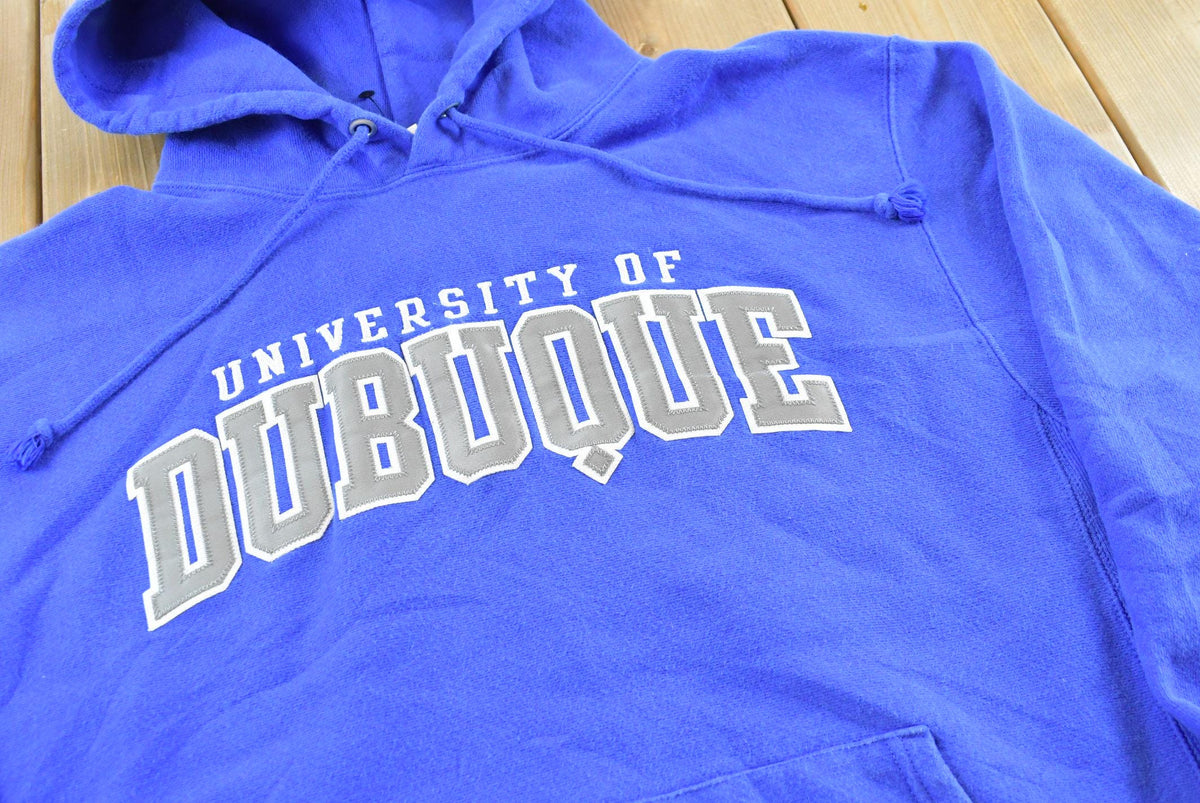 Vintage 2000s Champion Reverse Weave University Of Dubuque Collegiate Hoodie Sweatshirt Men's L
