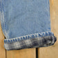 Vintage 2000s Carhartt Flannel Lined Denim Work Jeans Men's 34 x 29