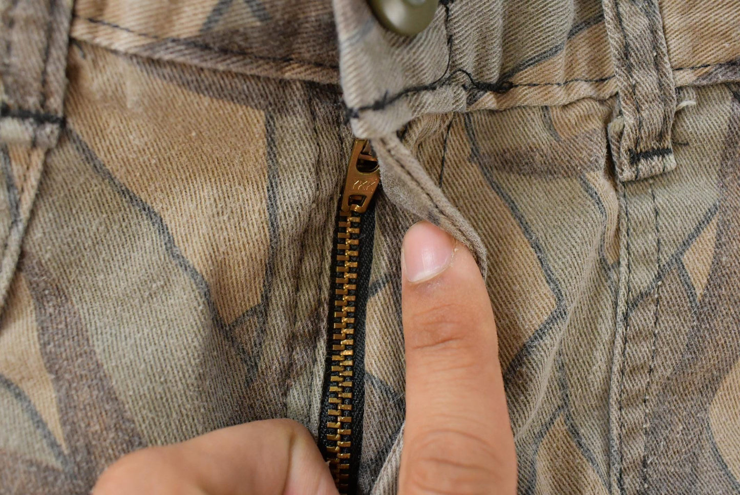 Vintage 1980s Melton Wintermaster Outdoors Tree Camo Cargo Hunting Pants Men's Small