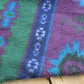 Vintage 1990s Santana Aztec Fleece Button Up Shirt Men's L
