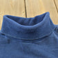 Vintage 1990s Tultex Blank Blue Turtleneck Sweatshirt Men's XL