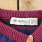 Vintage 1990s Mantogne Knit Crewneck Sweater Men's Large