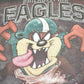 Vintage 1997 Taz Philadelphia Eagles Crewneck Sweatshirt Youth L Men's Large