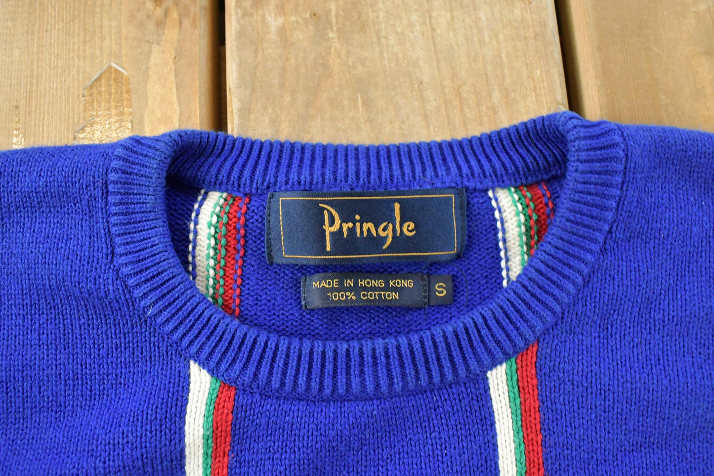 Vintage 1990s Pringle Golf Knit Crewneck Sweater Men's M