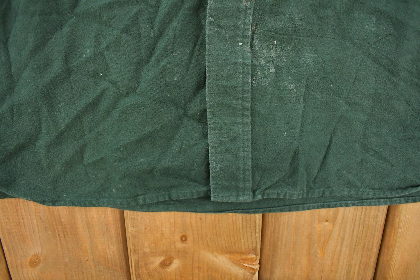 Vintage Y2K L.L. Bean Dark Green Cloth Button Up Shirt Men's L