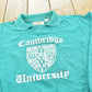 Vintage 1980s Cambridge University Collegiate Collared Sweatshirt Men's M