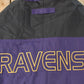 Vintage 1990s Baltimore Ravens NFL Logo Athletic Football Jacket Men's XL