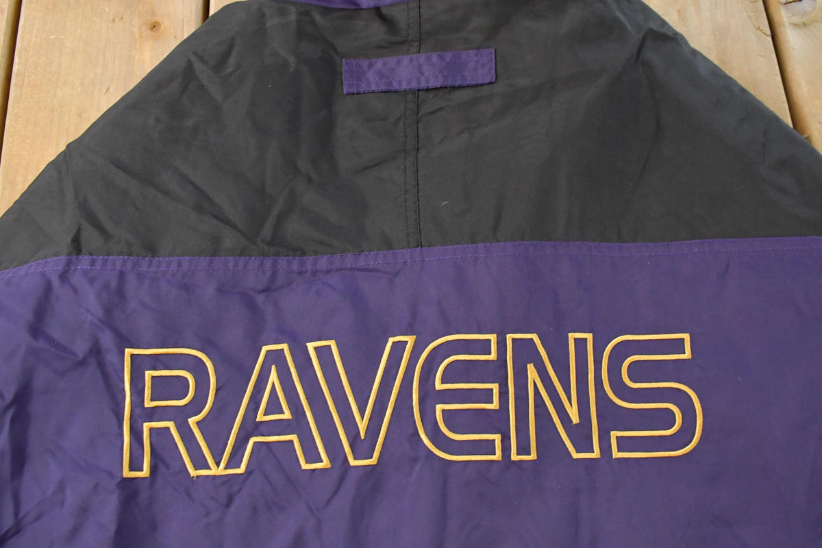 Vintage 1990s Baltimore Ravens NFL Logo Athletic Football Jacket Men's XL