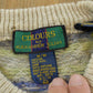 Vintage 1990s Colours Alexander Julian Knit Shetland Wool Argyle Crewneck Sweater Men's S / 90s Knitted Sweatshirt / Made in Hong Kong
