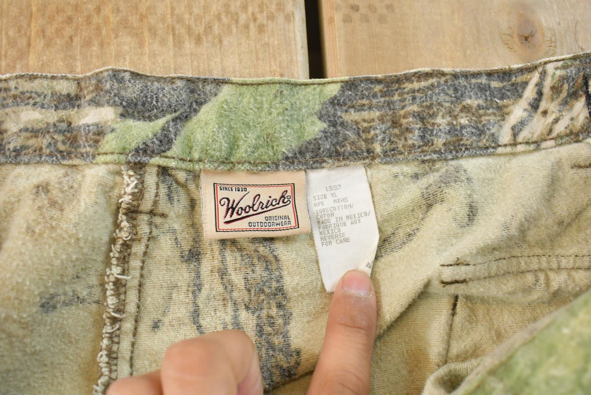 Vintage 1990s Woolrich Realtree Camo Cargo Hunting Pants Men's 42 x 30