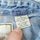 Vintage 1990s Distressed Levis Red Tab Denim Heavyweight Button Up Shirt Men's XL