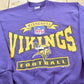 Vintage 1994 Minnesota Vikings NFL Football Crewneck Sweatshirt Men's M