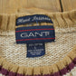 Vintage 1990s Gant Aztec Southwest Cotton Knit Crewneck Pullover Sweater Men's L / 90s Streetwear / Chunky Sweatshirt