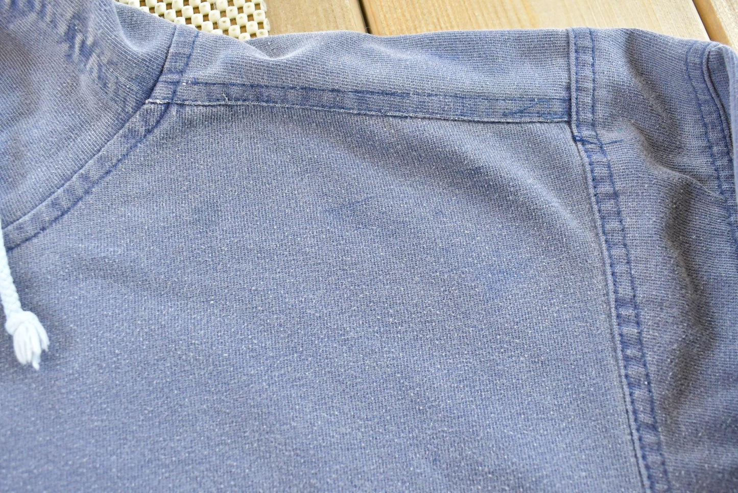 Vintage 1990s DJD Blank Cropped Quarter Zip Crewneck Sweatshirt Men's M